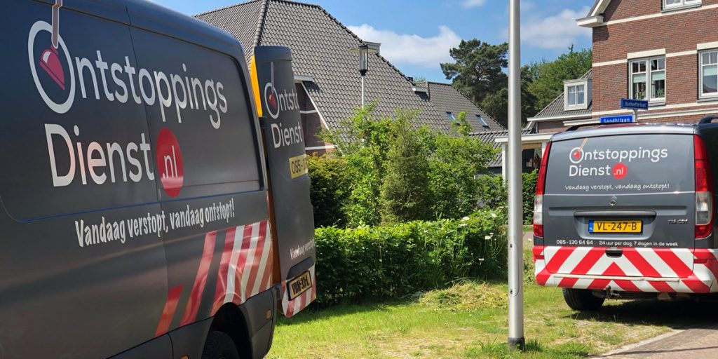 Ontstoppingsdienst.nl dienstauto's